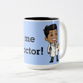 Trust Me Doc Tweekleurige Koffiemok (Voorkant rechts)