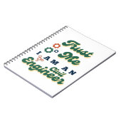 Trust Me I Am A Civil Engineer Notitieboek (Linkerzijde)