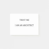 Trust me I am an Architect Post-it® Notes (Voorkant)