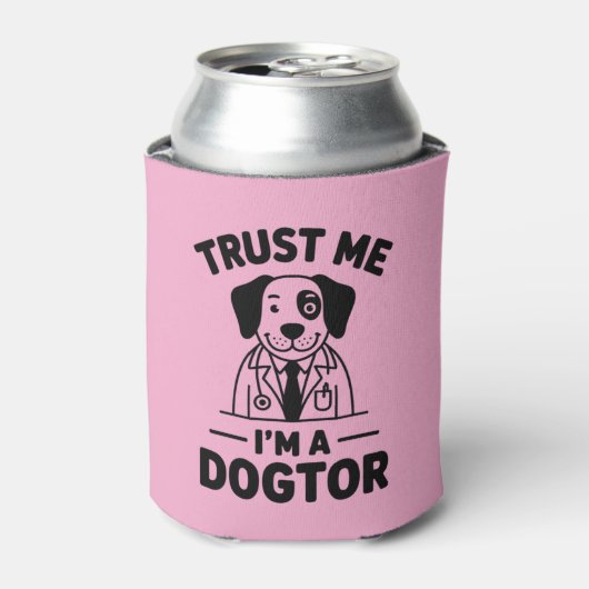Trust Me I’m a Dogtor Blikjeskoeler (Blikje Voorkant)