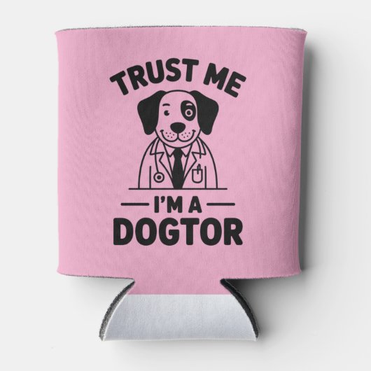 Trust Me I’m a Dogtor Blikjeskoeler (Voorkant)