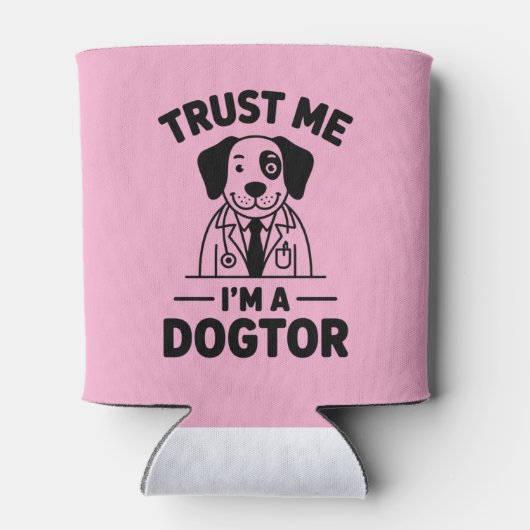 Trust Me I’m a Dogtor Blikjeskoeler (Achterkant)