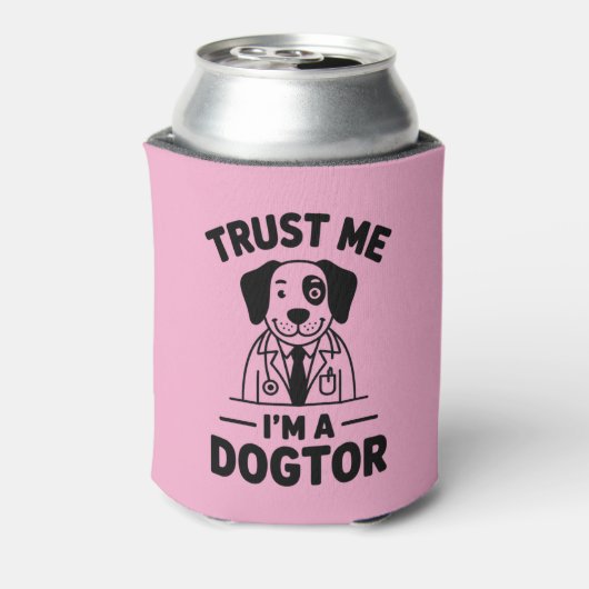 Trust Me I’m a Dogtor Blikjeskoeler (Blikje Achterkant)