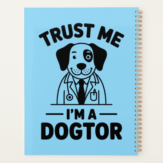 Trust Me I’m a Dogtor Planner (Achterkant)
