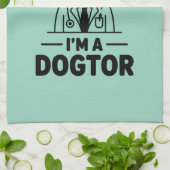 Trust Me I’m a Dogtor Theedoek (Gevouwen)