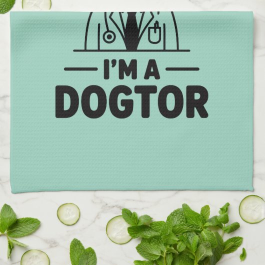 Trust Me I’m a Dogtor Theedoek (Gevouwen)