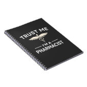 Trust Me I’m a Pharmacist Funny Pharmacy Notitieboek (Rechterzijde)