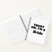 Trust Me, I'm a Bride Notitieboek (Binnen)