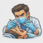 trust me im a dentist sticker (Voorkant)