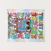 Trust Me Im a Mathematician Cute Poster Wandkleed (Voorkant (horizontaal))