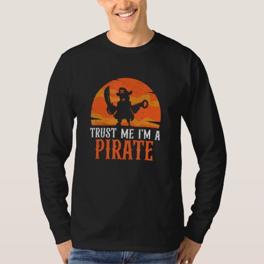 Trust Me I'm A Pirate Funny Leg Prosthetic Leg Amp T-shirt (Voorkant)