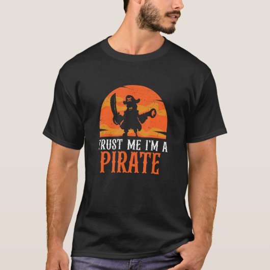 Trust Me I'm A Pirate Funny Leg Prosthetic Leg Amp T-shirt (Voorkant)