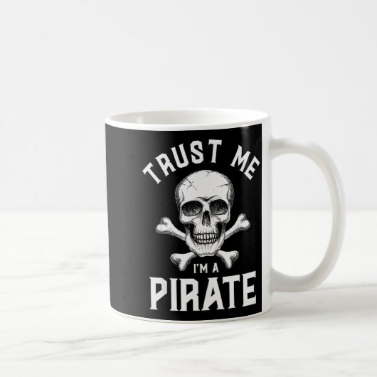 Trust Me I'm A Rate - Funny Skull Crossbones Boote Koffiemok (Rechts)