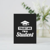 Trust me I'm a Student Briefkaart (Staand voorkant)