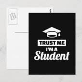 Trust me I'm a Student Briefkaart (Voorkant / Achterkant)