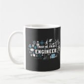 TRUST ME, I'M AN ENGINEER feat Maxwell Gleichungen Koffiemok (Links)
