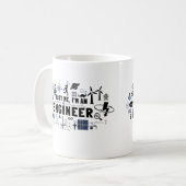 TRUST ME, I'M AN ENGINEER feat Maxwell Gleichungen Koffiemok (Voorkant links)