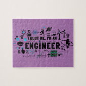 TRUST ME, I'M AN ENGINEER feat Maxwell Gleichungen Legpuzzel (Horizontaal)