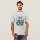 Trust me, I'm an engineer, I've got an action plan T-shirt (Voorkant volledig)