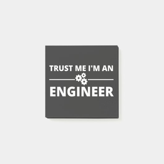 Trust me, I'm an Engineer Post-it® Notes (Voorkant)