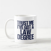Trust Me Lawyer Humor Koffiemok (Links)