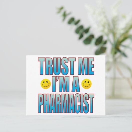 Trust Me Pharmacist Life B Briefkaart (Staand voorkant)