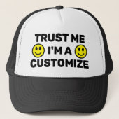 Trust Me Trucker Hat (Customize It!) Pet (Voorkant)