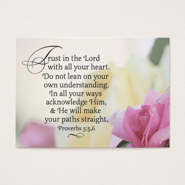 Trust & Mercy Chubby Visitekaartje (Voorkant)