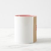 "Trust Nabokov impliciet" Tweekleurige Koffiemok (Center)