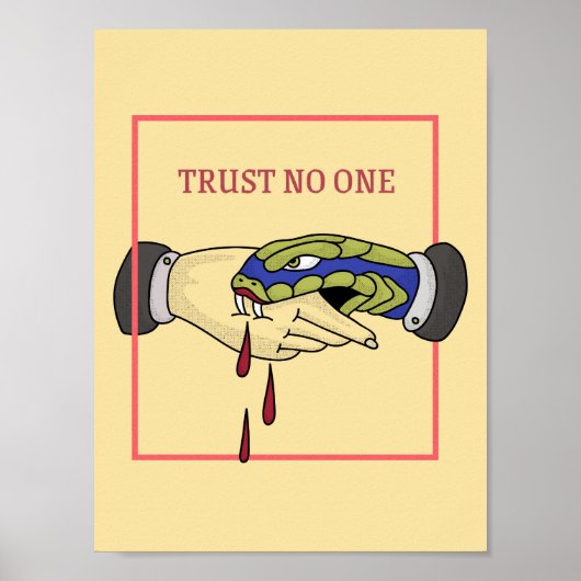 Trust No One Poster (Voorkant)