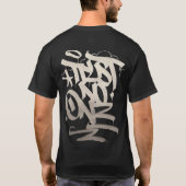 Trust No One" Street Art T-shirt – Bold Urban Styl (Achterkant)