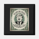 “trust Nobody” - Trump Nknote Parody 2  Magneet (Voorkant)