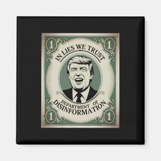 “trust Nobody” - Trump Nknote Parody 2  Magneet