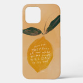 Trust quote en lemon - inspirerend geel Case-Mate iPhone case (Achterkant)