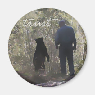 Trust round - Denise Beverly Magneet