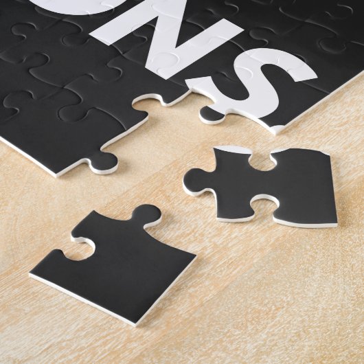 TRUST SCIENCE NOT MORONS LEGPUZZEL (Zijkant)