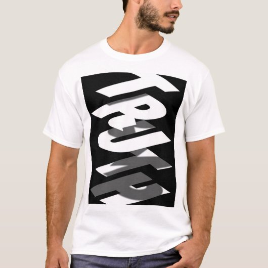 TRUST TEXT GEDRUKT T-SHIRT (Voorkant)