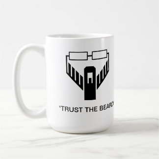 "Trust the Beard"-Logo Mok