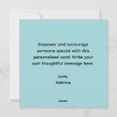 Trust The Magic of New Beginnings Card Feestdagenkaart (Achterkant)