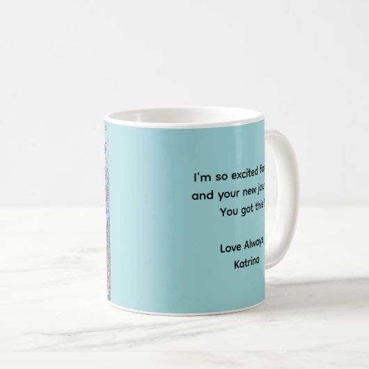 Trust The Magic of New Beginnings Personalized Mug Koffiemok (Voorkant rechts)