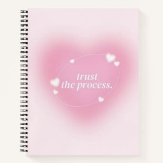 Trust the Process Aesthetic Notebook –  Notitieboek