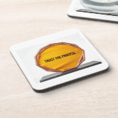 Trust The Process Bier Onderzetter (Linkerzijde)