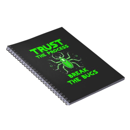Trust the Process Break the Bugs Notitieboek (Rechterzijde)