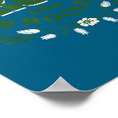 Trust The Process, Feminine Floral Sitive Motivati Poster (Hoek)