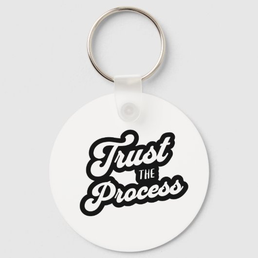 Trust The Process Key Chain Sleutelhanger (Achterkant)
