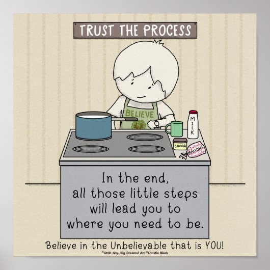 Trust the Process Poster (Voorkant)