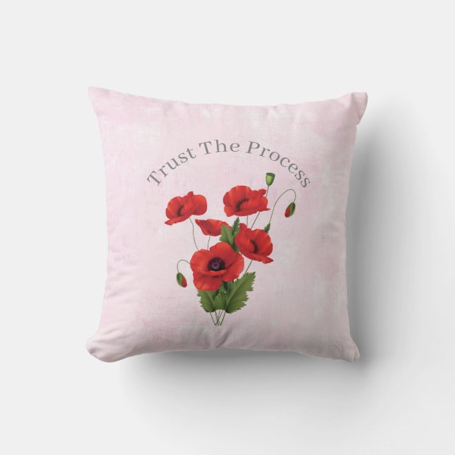 Trust The Process Throw Pillow  Kussen (Voorkant)