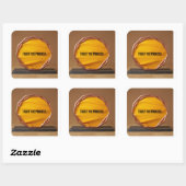 Trust The Process Vierkante Sticker (Vel)