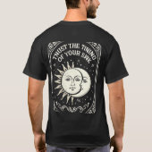 Trust The Timing Celestial Sun Moon Tee T-shirt (Achterkant)
