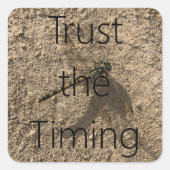 Trust The Timing - Sticker (Voorkant)